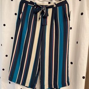 Petite Large Striped Pant